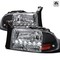 Spec-D Tuning 97-04 Dodge Dakota Black Headlight With LED 2LH-DAK97JM-RS - alternate 1